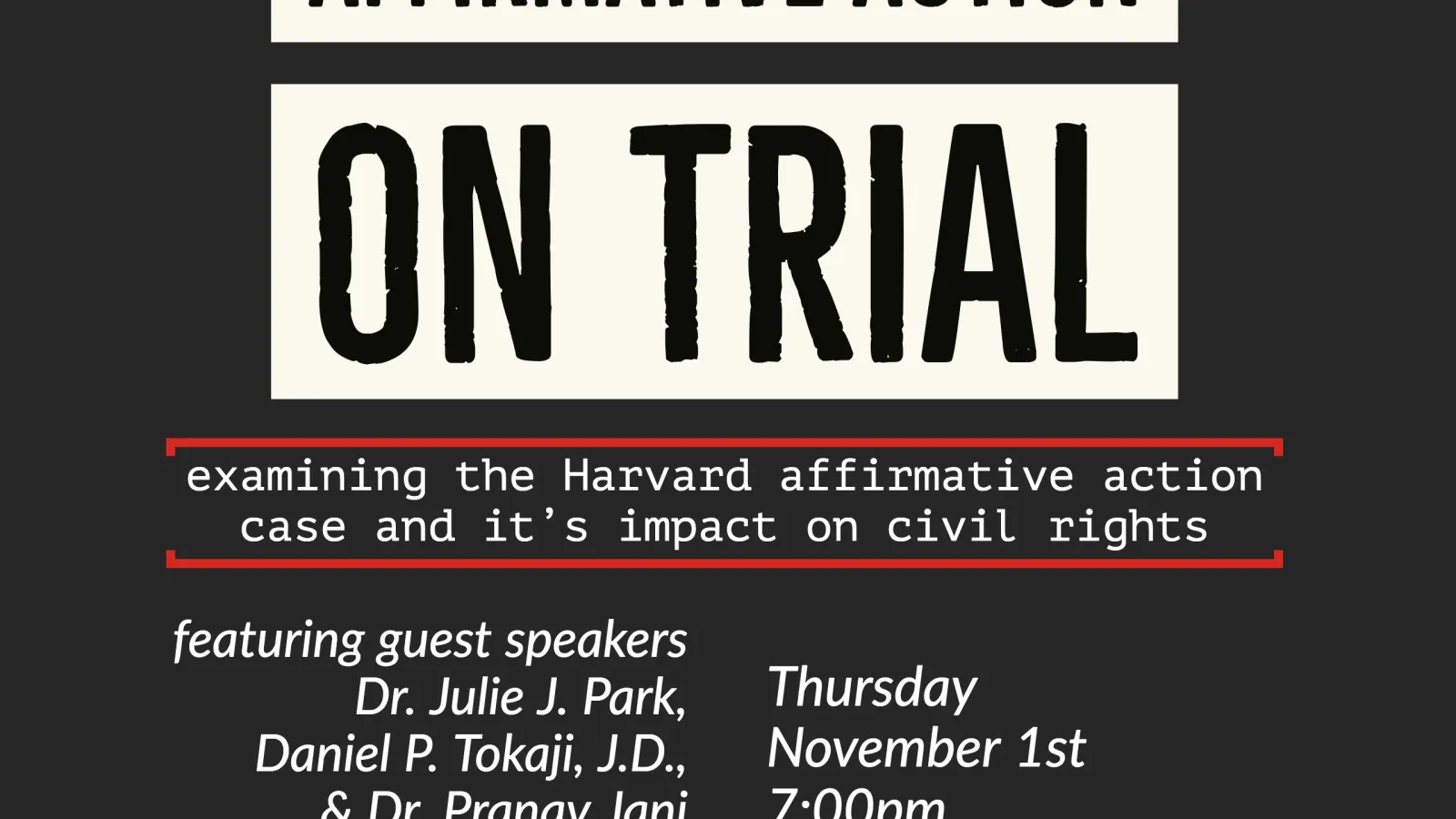 Affirmative Action on Trial