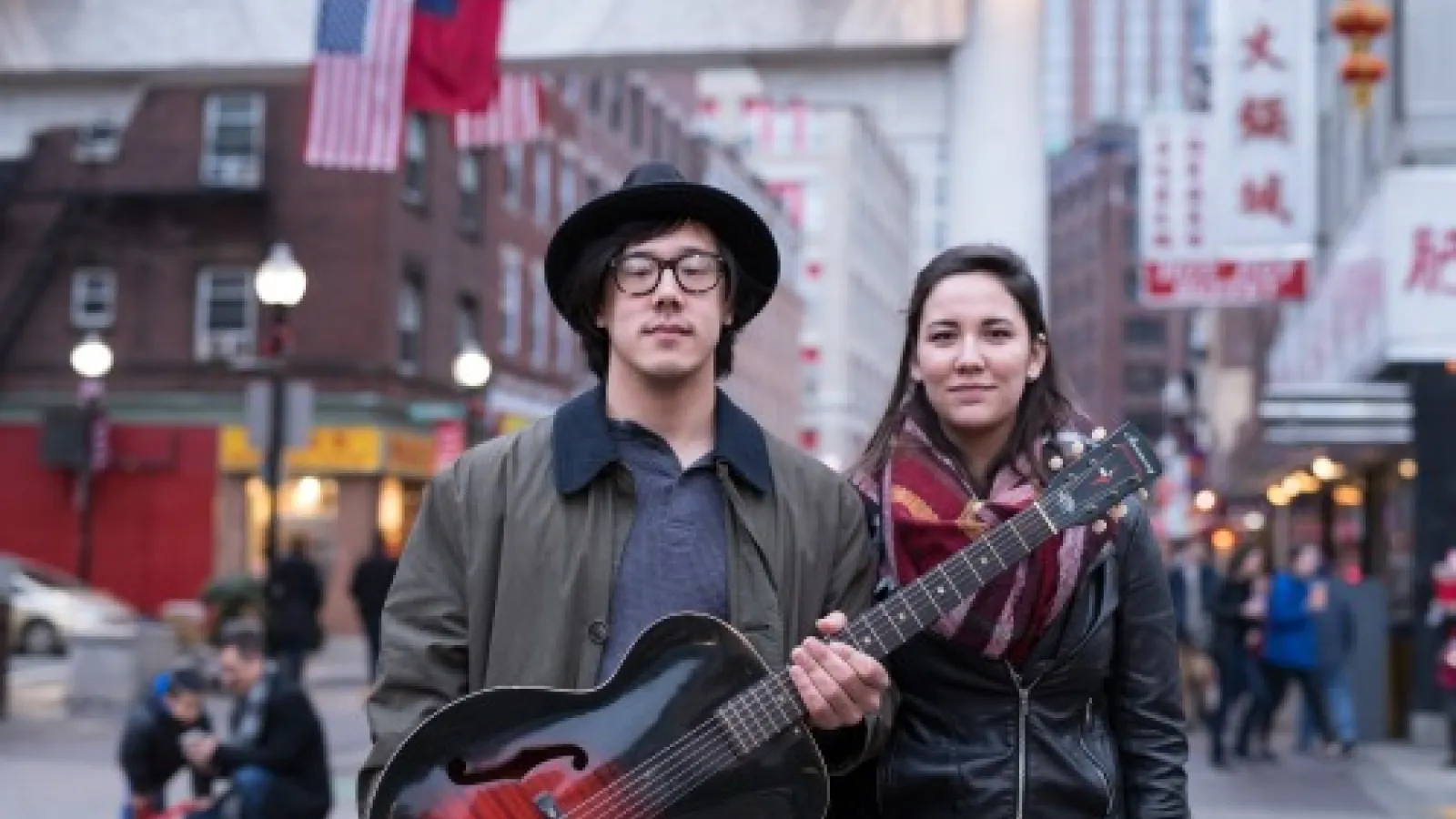 Julian Saporiti and Erin Aoyama