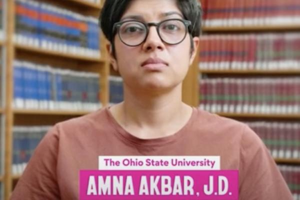 headshot of Amna Akbar professor