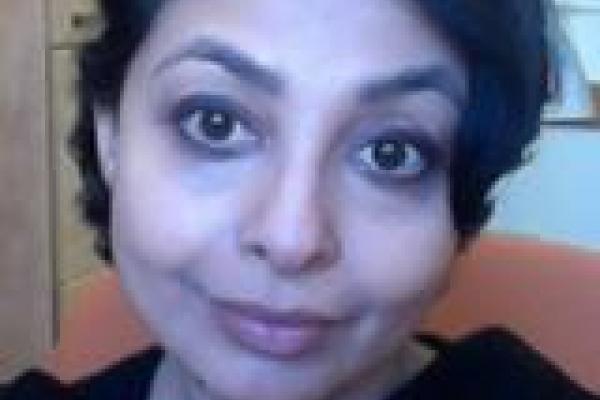 Farah Godrej, a woman with dark hair, looks directly at the camera Farah Godrej, a woman with dark hair, looks directly at the camera