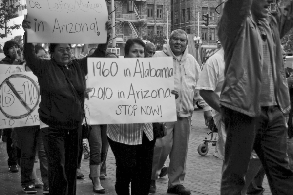 Rally Against S.B. 1070 by Bob Davis. CC-BY-NC-SA 2.0