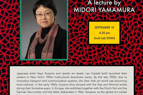 Flyer for Midori Yamamura Lecture